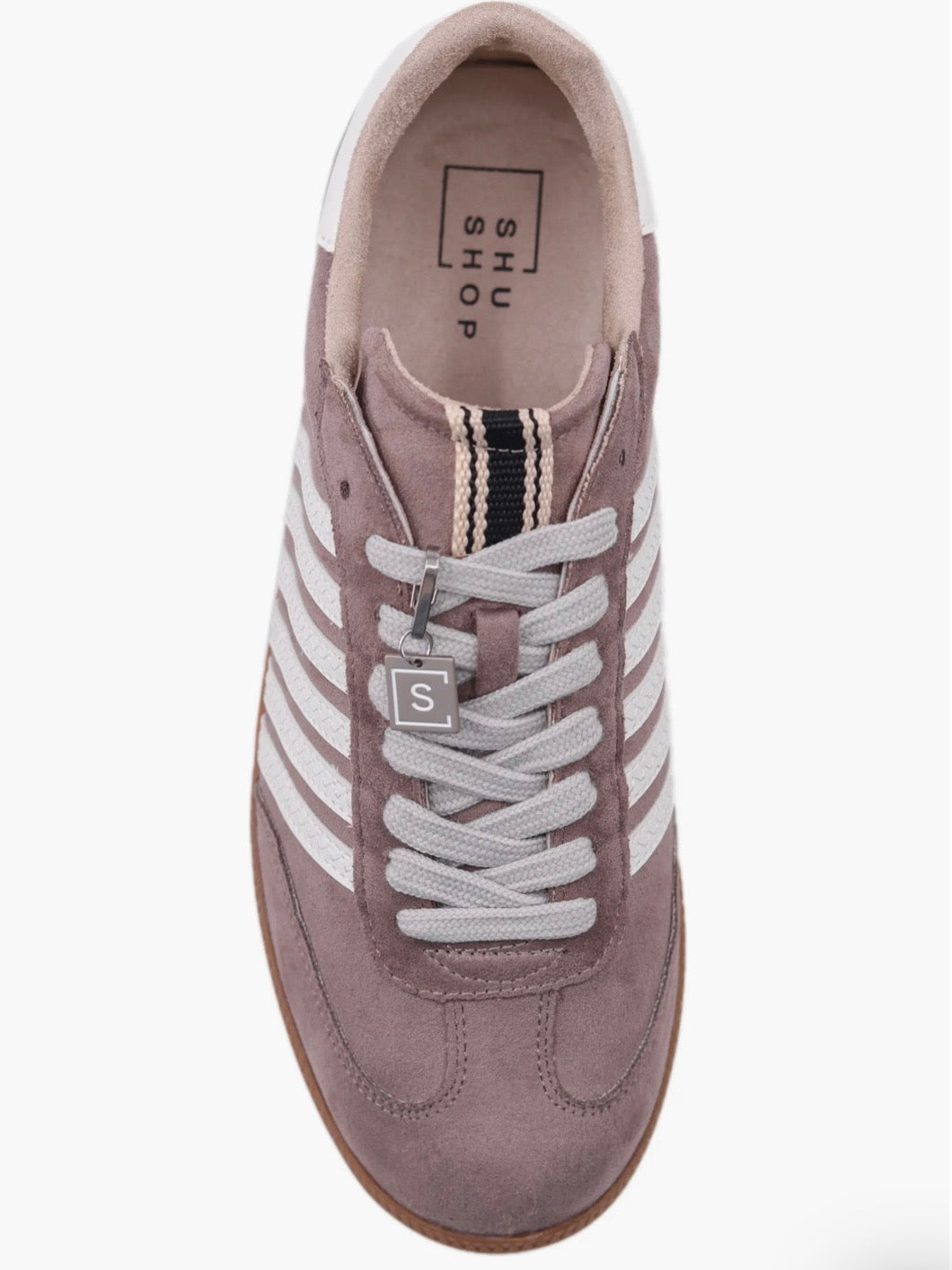 SHUSHOP The STEVIE Taupe Suede