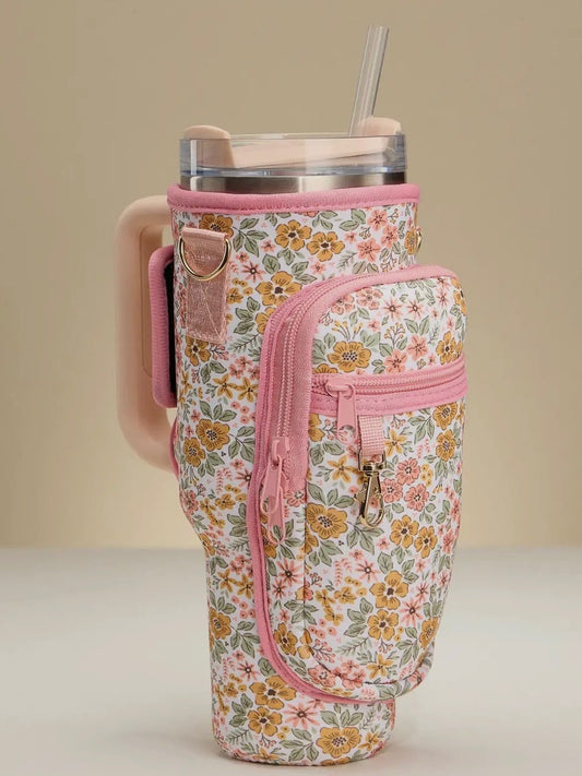 Multi Floral Tumbler Carrier