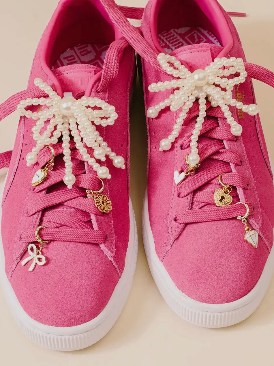 Pretty In Pearl Shoe Charms