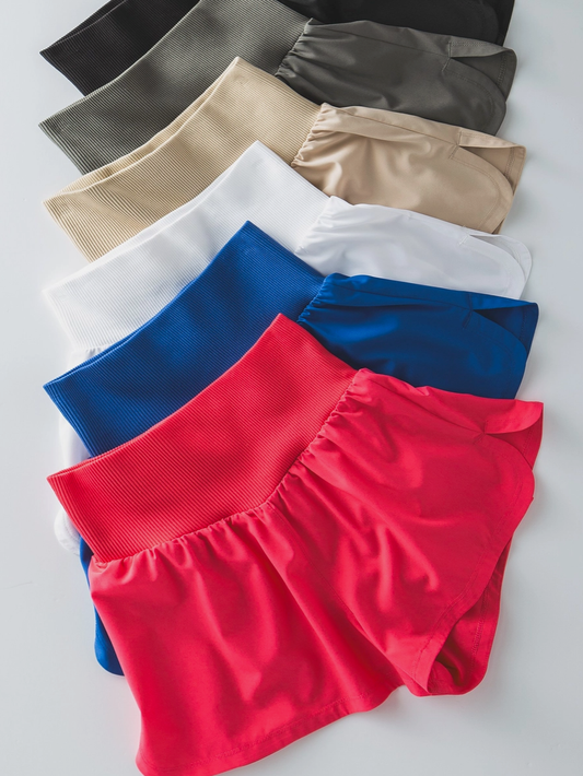 High Rise Flowy Shorts