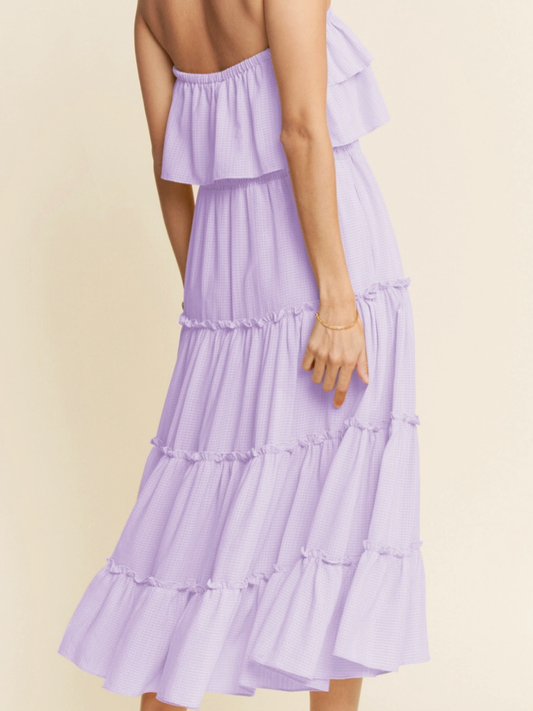 Lavender Tube Top Maxi
