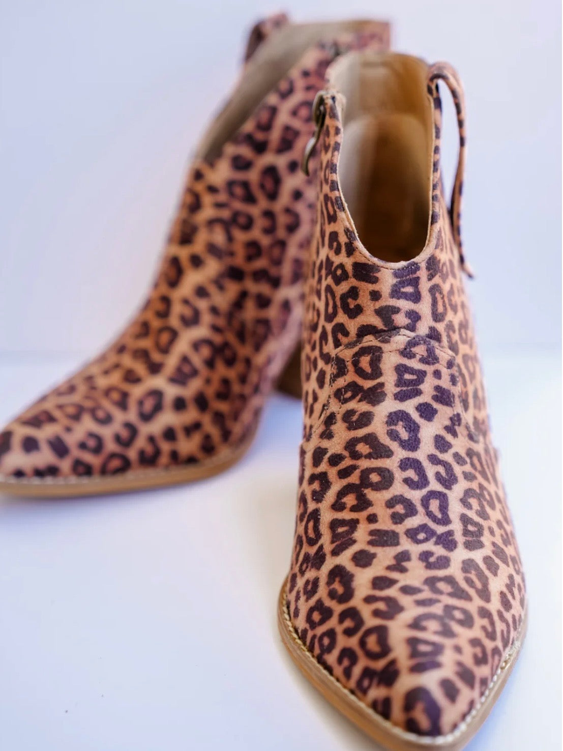Corky’s Leopard Print Ankle Booties