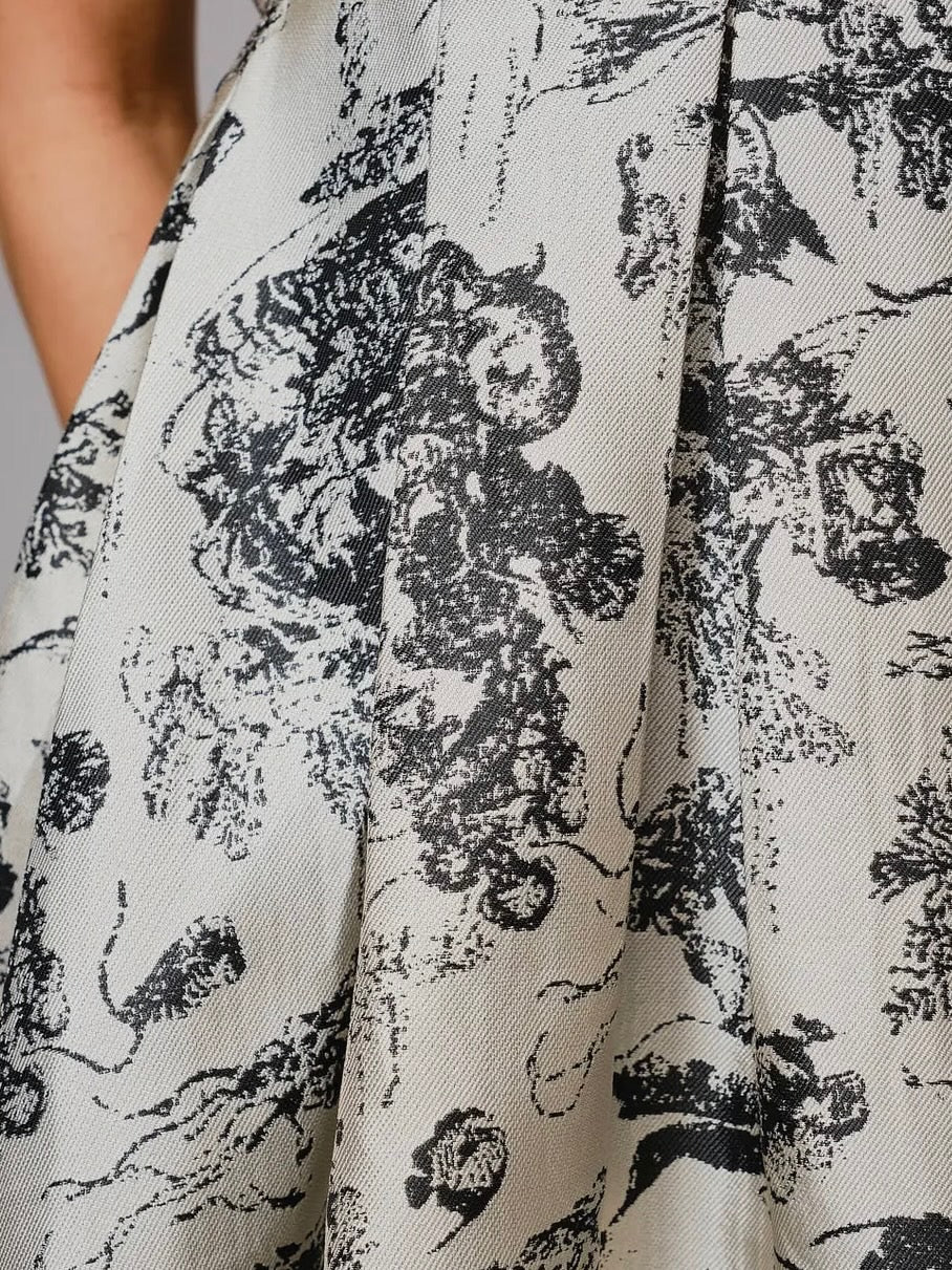 Bubble Hem Tie Back Mini