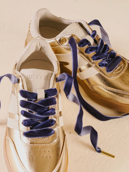 Velvet Blue Shoelaces