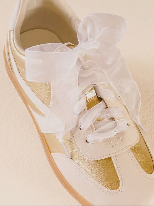 White Sheer Shoelaces