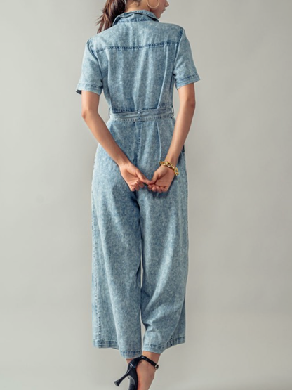 Acid Washed Jumpsuit