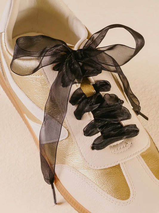 Black Sheer Shoelaces