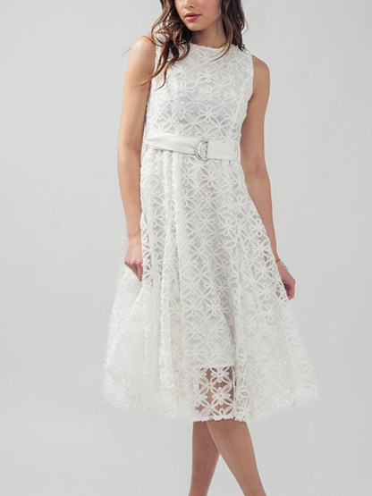 Daisy Lace White Midi Dress Belle Rive Boutique Daisy Lace White Midi Dress Belle Rive Boutique