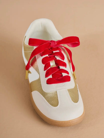 Velvet Red Shoelaces