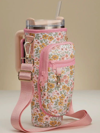 Multi Floral Tumbler Carrier