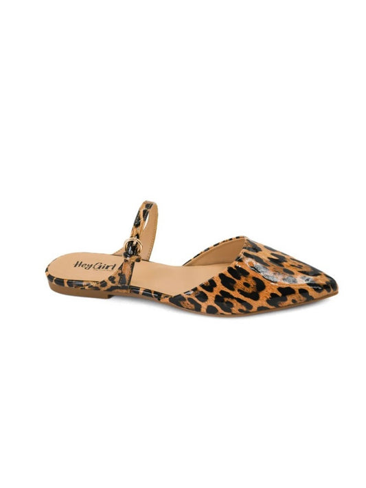 Corkys Wanna Grab Drinks Leopard Flats