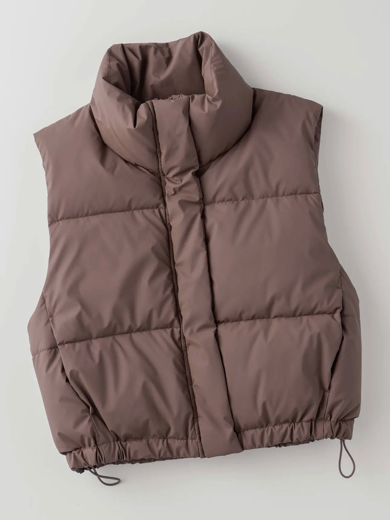 Espresso Adjustable Puffer Vest
