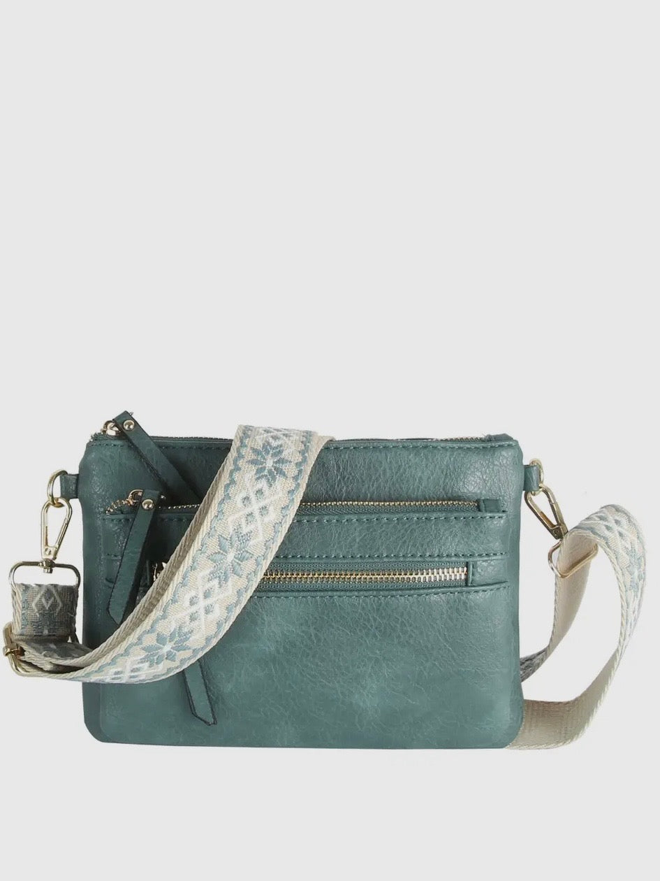 Denim Crossbody w/ Guitar Strap
