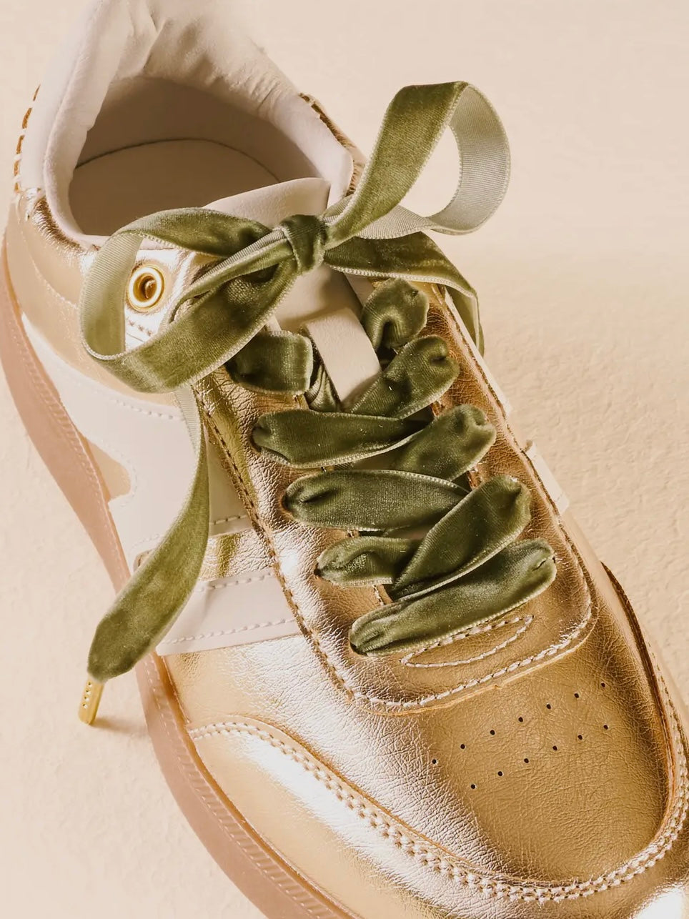 Velvet Green Shoelaces