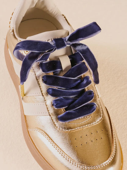 Velvet Blue Shoelaces